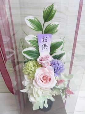 お供え用に『麗花～うららか～』をお届けしました。｜「フラワーショップコスモス」　（宮崎県小林市の花キューピット加盟店 花屋）のブログ